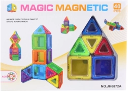 Magnetinė konstruktorių rinkinio Magic Magnetic 40 vnt.