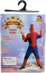 MaDe vaikiškas karnavalinis kostiumas Spider hero L (130–140 cm)