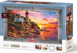 ART PUZZLE dėlionė su rėmeliu ir klijais „Nuostabus saulėlydis“ 1000 detalių