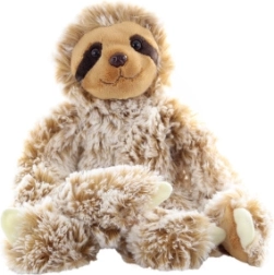 Pliušinis tinginys su lipdukais ant rankų, 33 cm