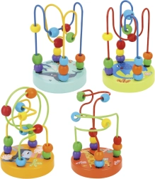 TOOKY TOY medinis motorinis labirintas su karoliukais