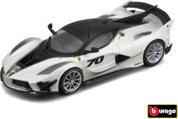 Metalinis automobilio modelis Bburago Ferrari FXX-K EVO 2017 1:43 balta/juoda