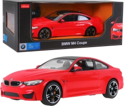 RC automobilis BMW M4 Coupé 1:14 Rastar su nuotoliniu valdymu 2,4 GHz – Červená