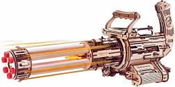 Rokr besisukantis kulkosvaidis – 3D medinės mechaninės dėlionės