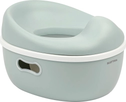 Nattou mokomasis puodukas 3in1 Potty, šalavijų žalia