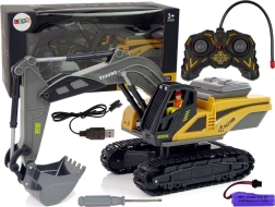 Remote-Controlled Caterpillar Excavator 2.4G Yellow