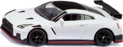 Automobilio modelis Nissan GT‑R Nismo – baltas sportinis automobilis