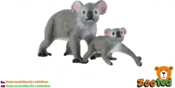 Koala su jaunikliu – 2 plastikinių figūrėlių rinkinys 4–6 cm