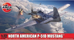 Surenkamas lėktuvas NORTH AMERICAN P-51D MUSTANG 1/72