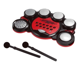 Interaktyvus vaikų būgnų rinkinys su baterijomis