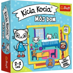 Kortų žaidimas „Katinas Kicia. Mano namai“ vaikams