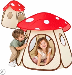 Children's Folding Mushroom Tent