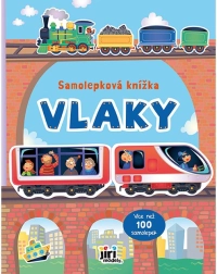 Lipdukų knygelė „Traukiniai“