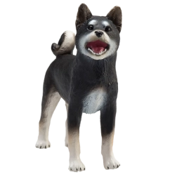 Mojo šuo Shiba-Inu juodas – realistiška figūrėlė