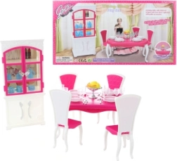 Glorie valgomojo rinkinys lėlėms