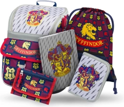 Mokyklinis rinkinys BAAGL Zippy Harry Potter Grifų Gūžta – kuprinė, penalas, maišelis, aplankai ir piniginė