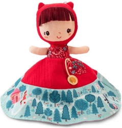Lilliputiens - 3 viename lėlytė-šešėlininkė Raudonoji Kepuraitė vaikams nuo 12 mėn.