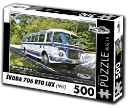 Dėlionė RETRO-AUTA Škoda 706 RTO LUX autobusas, 500 detalių
