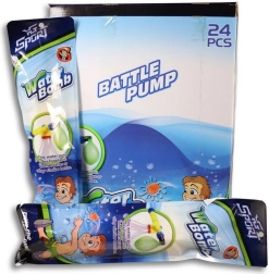 MaDe water pump with balloons 31 cm multicolored