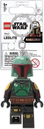 Lego Star Wars šviečiantis raktų pakabukas Boba Fett su LED