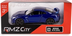 Metal car model NISSAN GT-R (R35) 2017 1:38 with opening doors and pull-back