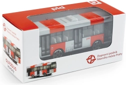 Metalinės PID Praha autobusas, raudonas