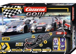 Automobilių trasa CARRERA GO!!! DTM Speed Giants 8,9 m su kilpa