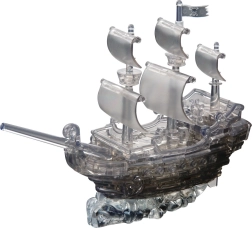 3D Crystal dėlionė Piratų laivas 101 detalė