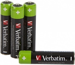 Rechargeable AAA Batteries 950 mAh Verbatim, 4 pcs