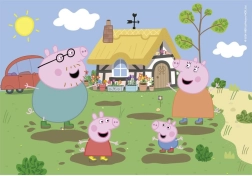 Dėlionė CLEMENTONI Peppa Pig – Linksmybės purve, 30 dalių