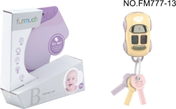 Minkštų raktų rinkinys su pakabuku ir švieselėmis mažiausiems