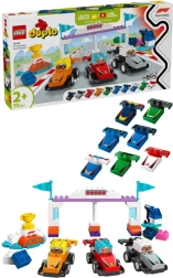 LEGO® DUPLO® 10445 F1® lenktyniniai automobiliai ir komandos vairuotojai