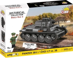 Panzer 38(t) / LT vz. 38 2 viename – 690 detalių konstruktorius
