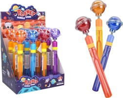 Šviečiantis burbulų pūstuvas „Planeta“, 70 ml, 28 cm