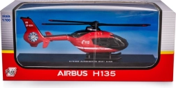 Ugniagesių gelbėjimo sraigtasparnis Airbus EC135 1:100 metalinis modelis