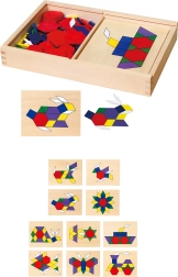 VIGA medinė geometrinė mozaika, 148 detalės