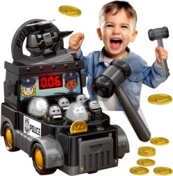 Woopie vikrumo žaidimas Smogk kurmiui – policijos automobilis su priedais