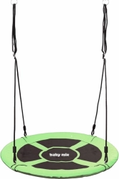 Pakabinamos sūpynės „lizdas“ 100 cm Baby Mix, žalios