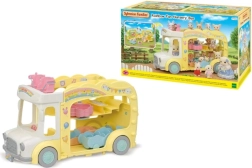 Sylvanian Families vaivorykštinis darželio autobusas