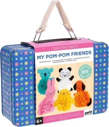 Creative Suitcase Pom-pom Animals by Petit Collage