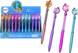 Rutulinis rašiklis su žvaigždute, mėlynas rašalas 0,7 mm – spalvų miksas