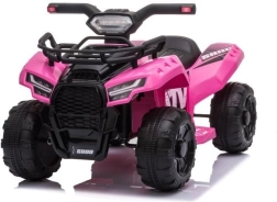 Vaikiškas elektrinis keturratis Baby Mix ATV, rožinis