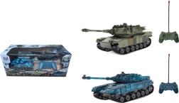 RC kovinis tankas su infraraudonųjų spindulių sistema 2,4 GHz