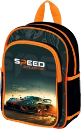 Vaikiška ikimokyklinė kuprinė su automobilio motyvu