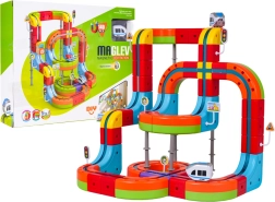 Magnetic colorful track with train – 140 pieces