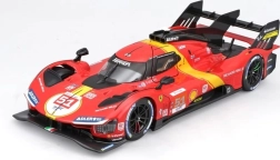 Surenkamas modelis Bburago 1:24 Ferrari Racing 499P LMH 2023 – 24 val. Le Mano nugalėtojas