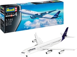 Modelis lėktuvas A340-300 Lufthansa naujas dizainas 1/144