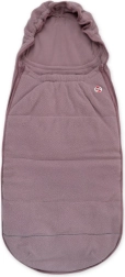 Lodger footmuff Bunker Light teddy rose