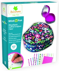 Stick & Fun – širdies formos papuošalų dėžutė