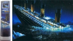 Deimantinė mozaika „Titanic“ 30 × 40 cm